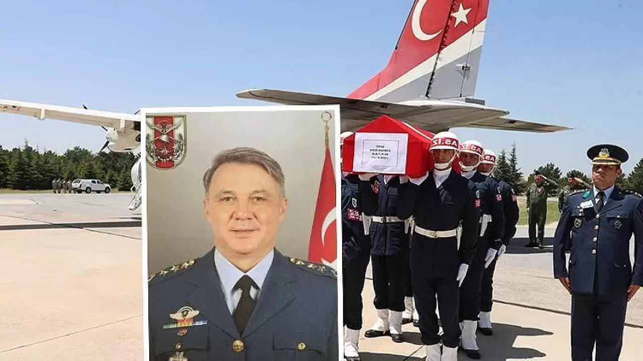 Eskişehir'e getirilen Şehit Pilot Albay Gökhan Özen'in cenazesi törenle uğurlandı.