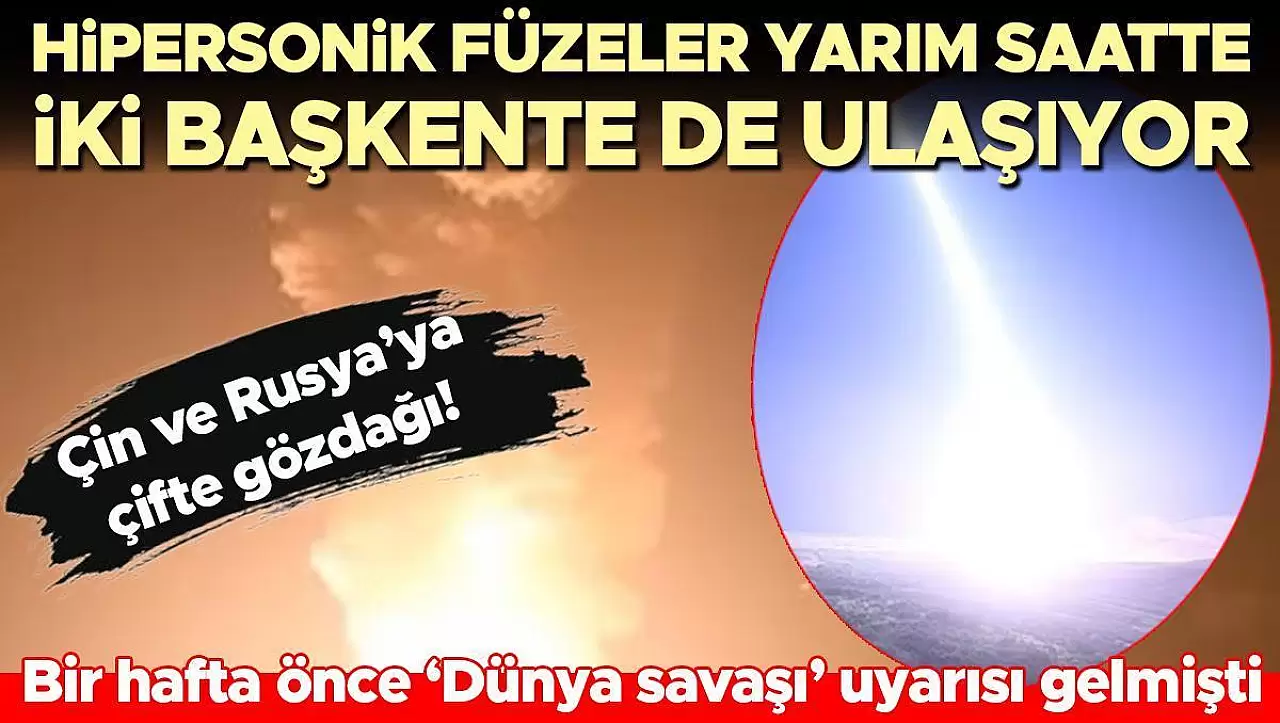 ABD'nin Korkutucu Denemesi: Hipersonik Nükleer Füze ile Moskova'ya 30 Dakikada Ulaşabilirler!