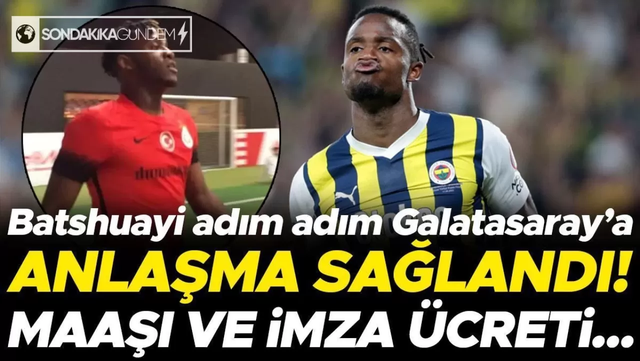 Galatasaray, Fenerbahçe ile sözleşmesi sona eren Batshuayi'yi transfer etmek için anlaşma sağladı!