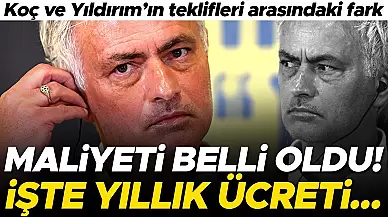 Jose Mourinho'nun Fenerbahçe ile anlaşmasının detayları netlik kazandı! Kulüpten yapılan resmi açıklamada Aziz Yıldırım ve Ali Koç'un teklifleri arasındaki fark da gün yüzüne çıktı...