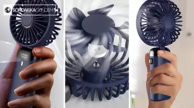 Yaz aylarında ferahlamanın pratik yolu: En popüler mini el fanı şimdi indirimde!