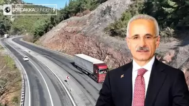 Bakan Uraloğlu'nun açıklamasına göre, dağlar çelik ağlarla kaplanıyor.
