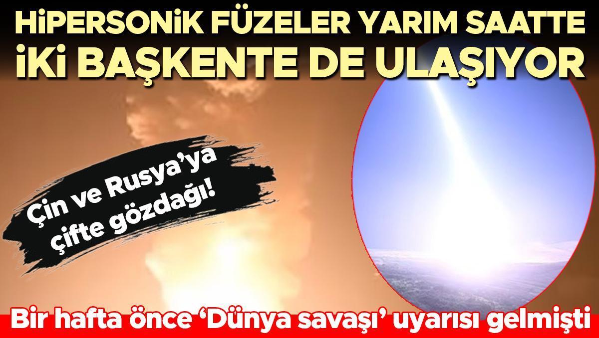 ABD'nin Korkutucu Denemesi: Hipersonik Nükleer Füze ile Moskova'ya 30 Dakikada Ulaşabilirler!