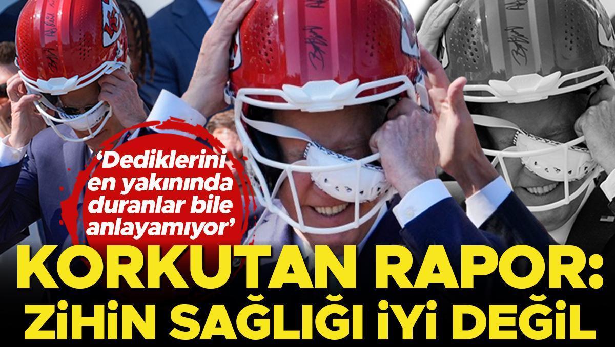Biden'ın endişe verici durumuyla ilgili yayınlanan rapor, zihinsel sağlığının ciddi şekilde bozulduğunu ortaya koyuyor. En yakın çevresindekiler bile onun söylediklerini anlamakta güçlük çekiyor.