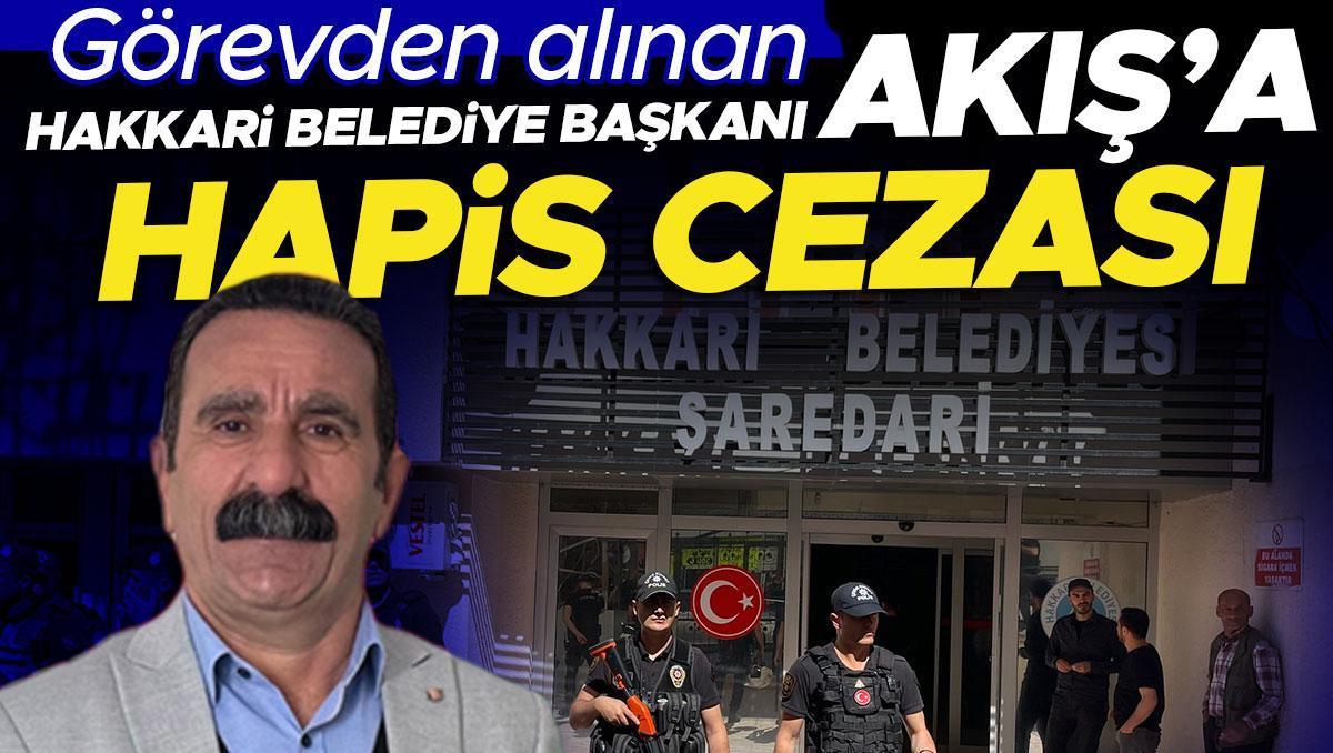 Hakkari Belediye Başkanı'nın görevden alınmasının ardından Mehmet Sıddık Akış'a 19 yıl 6 ay hapis cezası verildi.