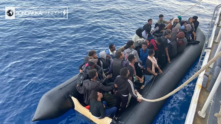 Ege Denizi'nde 55 göçmenin kurtarıldığı operasyon gerçekleştirildi